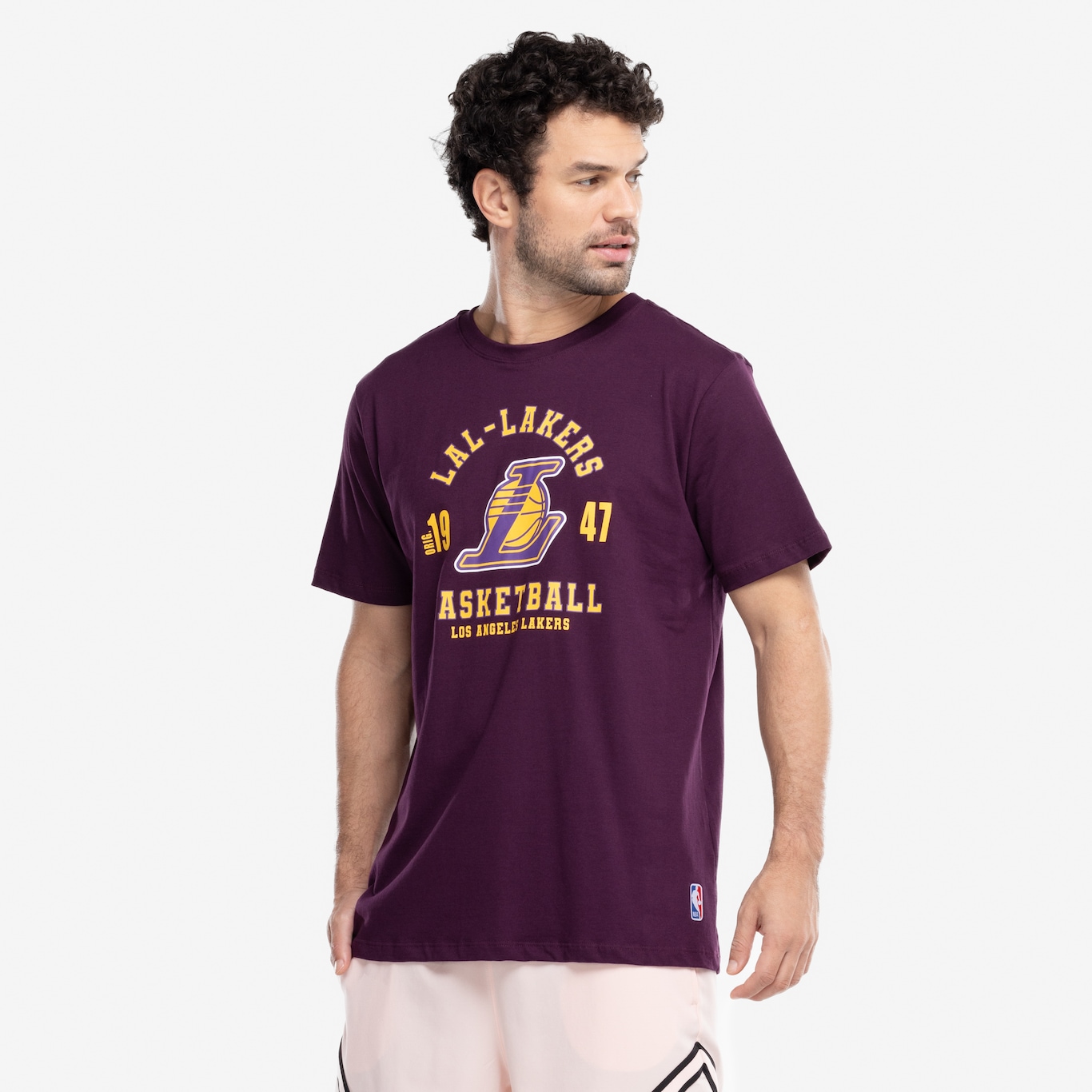 Camiseta do Los Angeles Lakers NBA Masculina Town - Foto 5