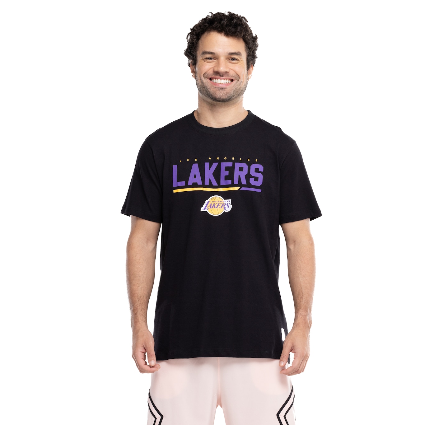 Camiseta do Los Angels Lakers NBA Masculina Wordname - Video 1