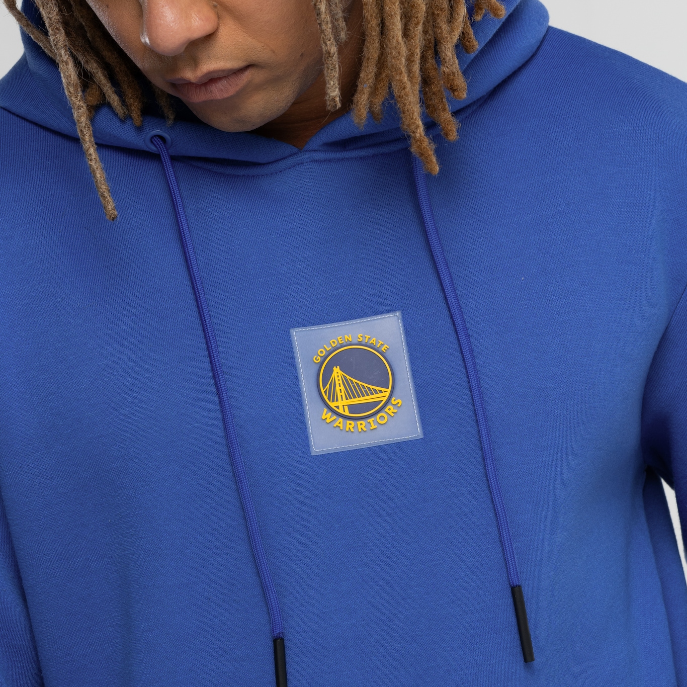 Blusa de Moletom do Golden State Warriors NBA Masculina com Capuz Fechado NB536 - Foto 6