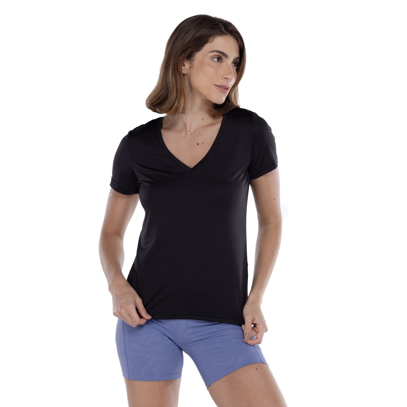 Camiseta Feminina Oxer Manga Curta Peach Touch Cooling - Foto 1