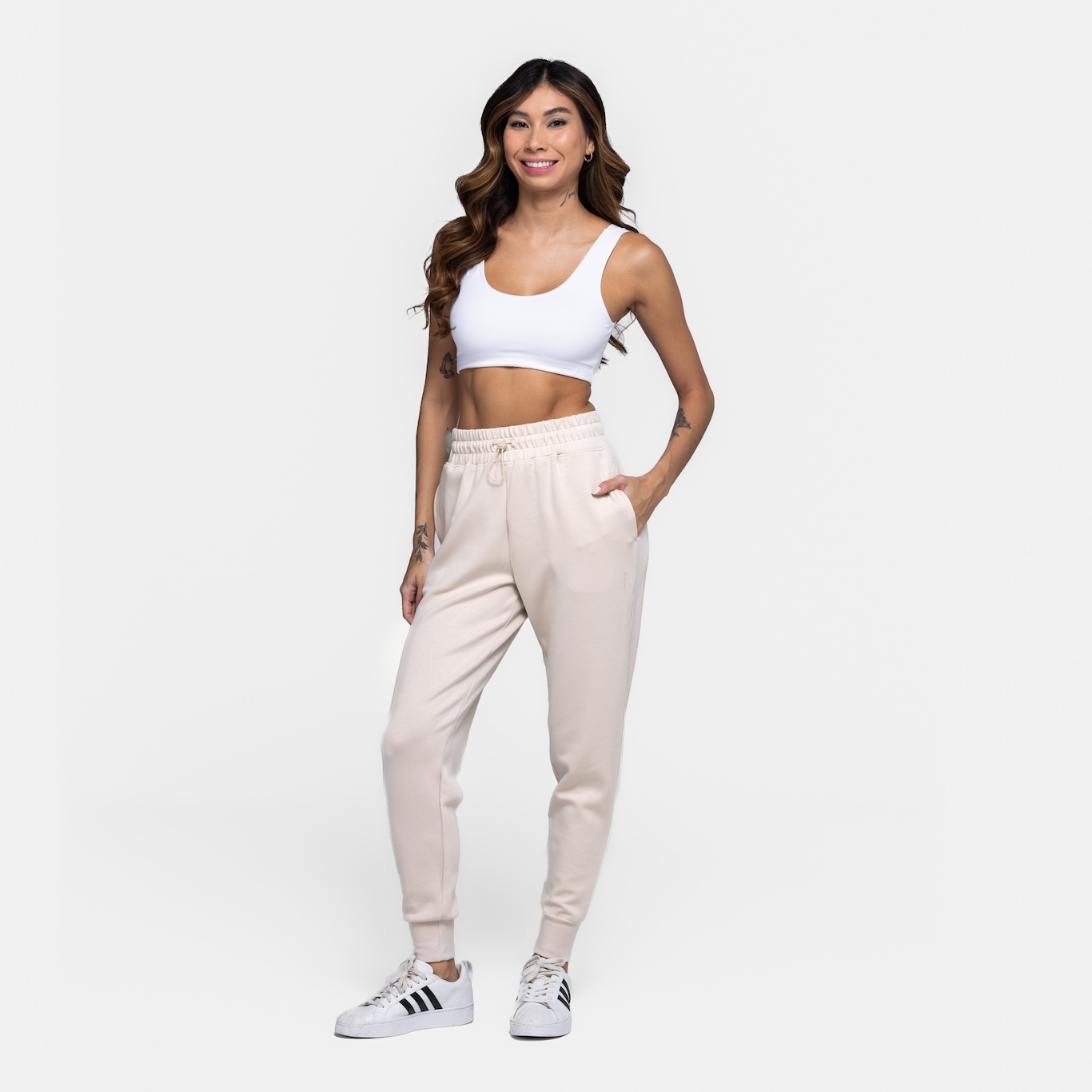 Calça Jogger Feminina Oxer Malha Premium - Foto 5