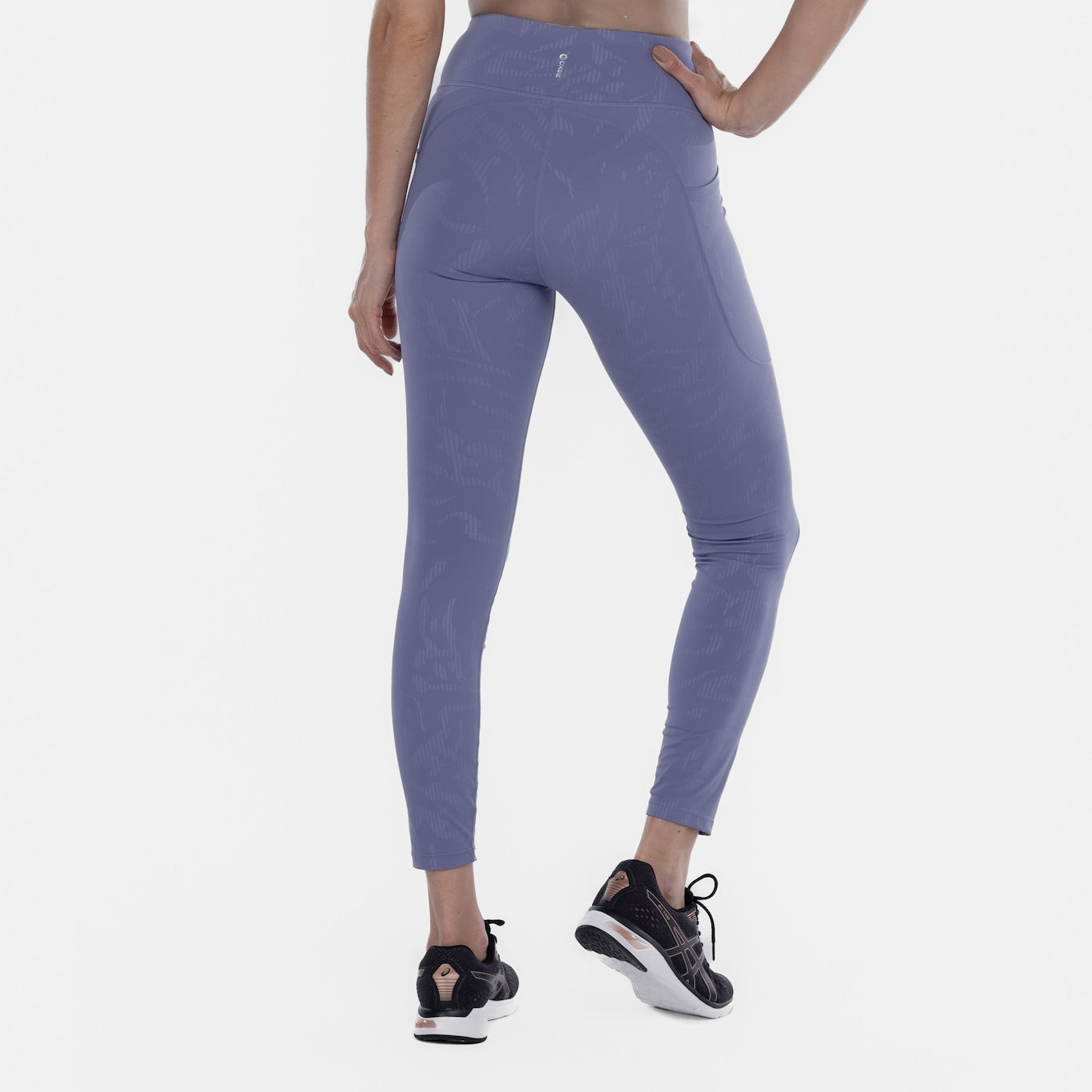 Calça Legging Feminina Oxer Print Premium Média Compressão Cós Baixo - Foto 2