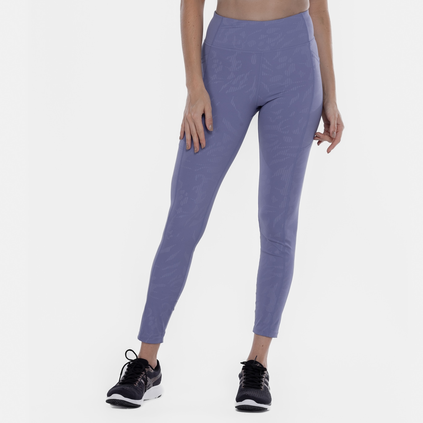 Calça Legging Feminina Oxer Print Premium Média Compressão Cós Baixo - Foto 3