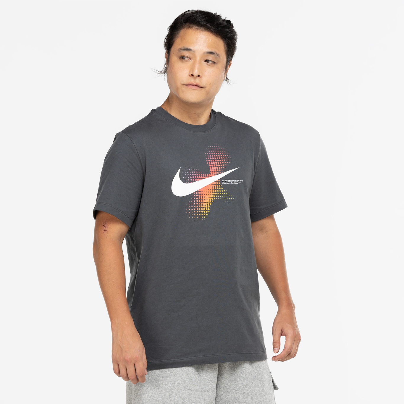 Top Nike Sportswear Swoosh Cinza - Compre Agora