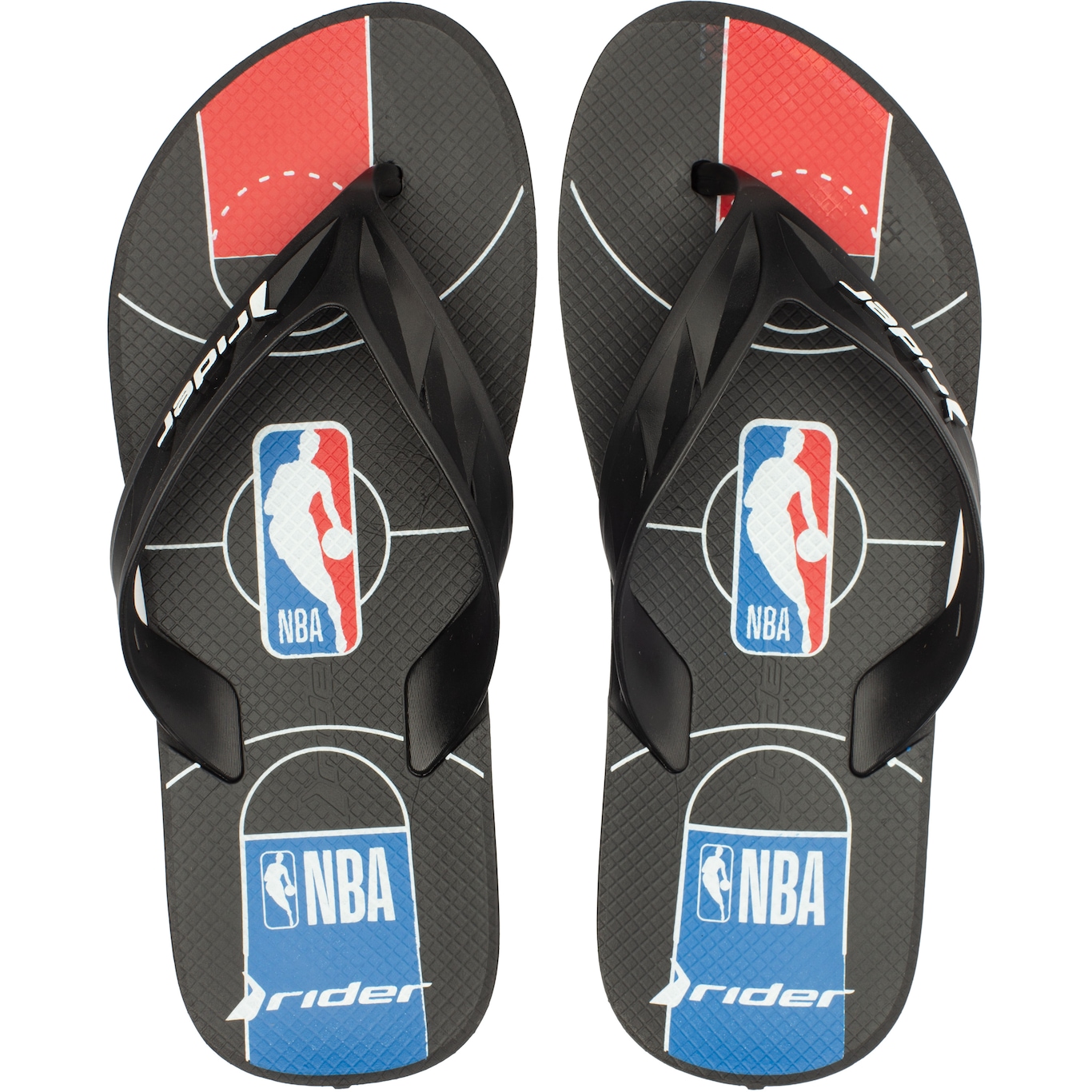 Chinelo Grandene Rider Street NBA Dedo Adulto - Foto 1