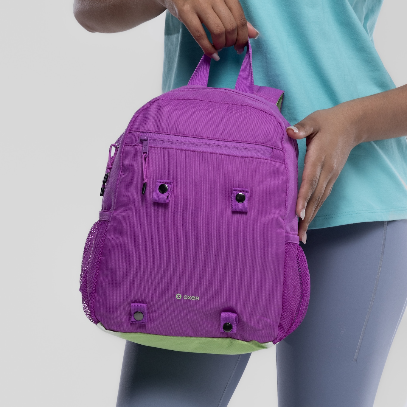 Mochila Lancheira Oxer Brick Destacável Infantil - Foto 4