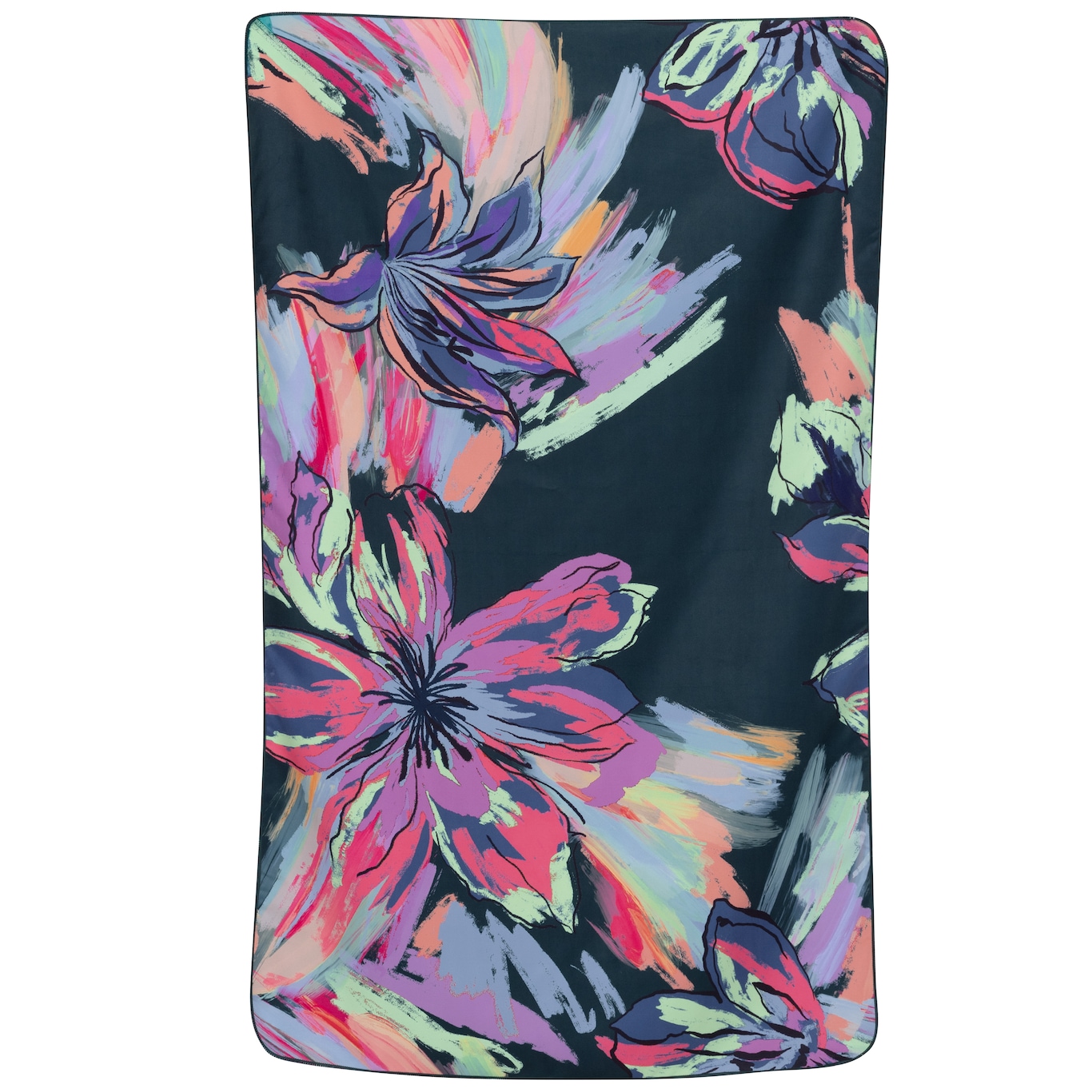 Toalha Oxer Floral Maxi 80cm X 129cm - Foto 1