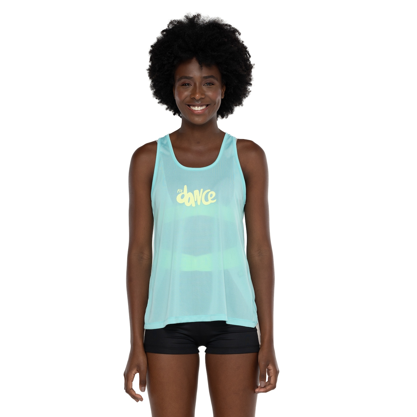 Camiseta Regata Feminina Fit Dance Transpassada - Video 1