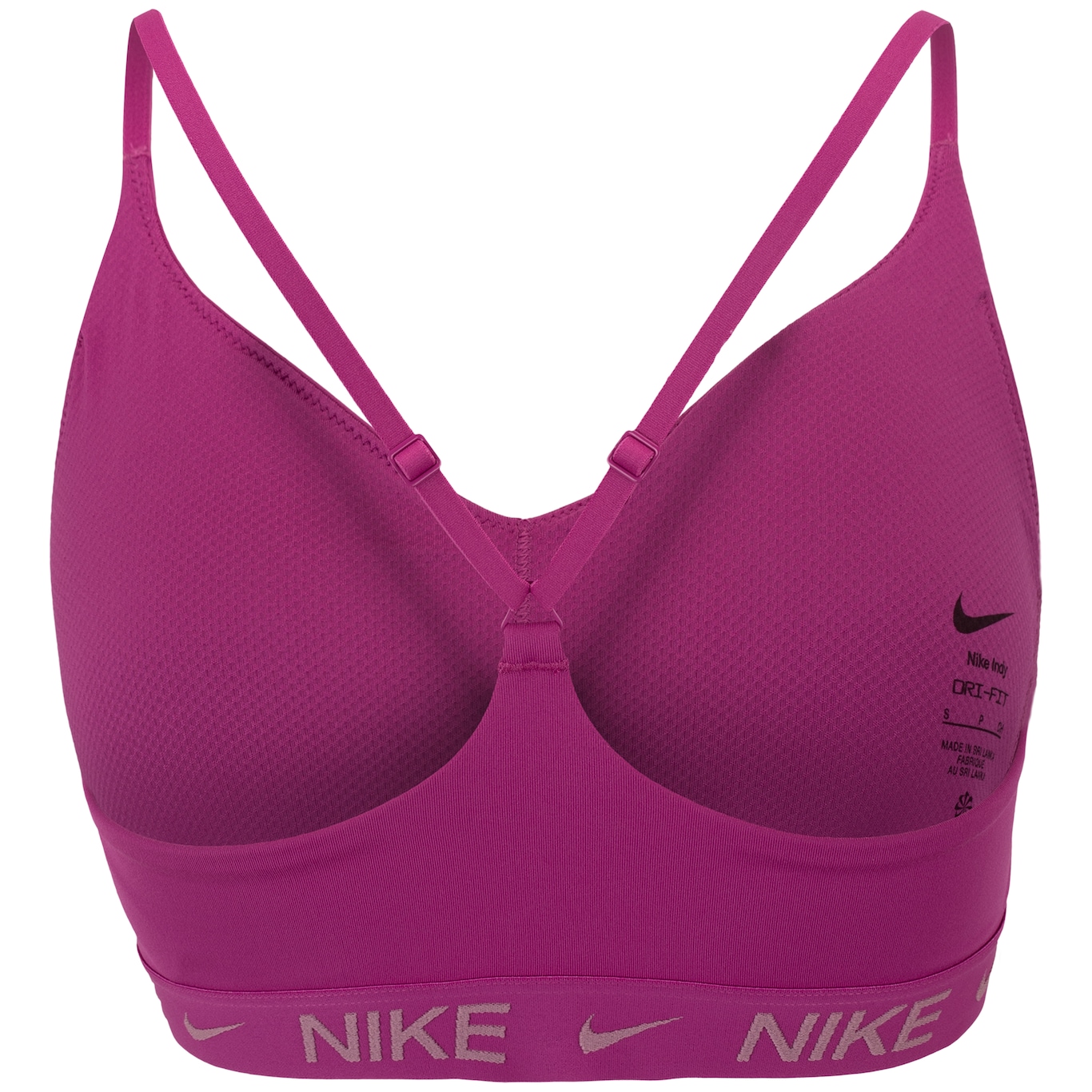 Top Fitness com Bojo Nike Baixa Sustentação Dri-Fit Indy SPT BRA - Foto 2