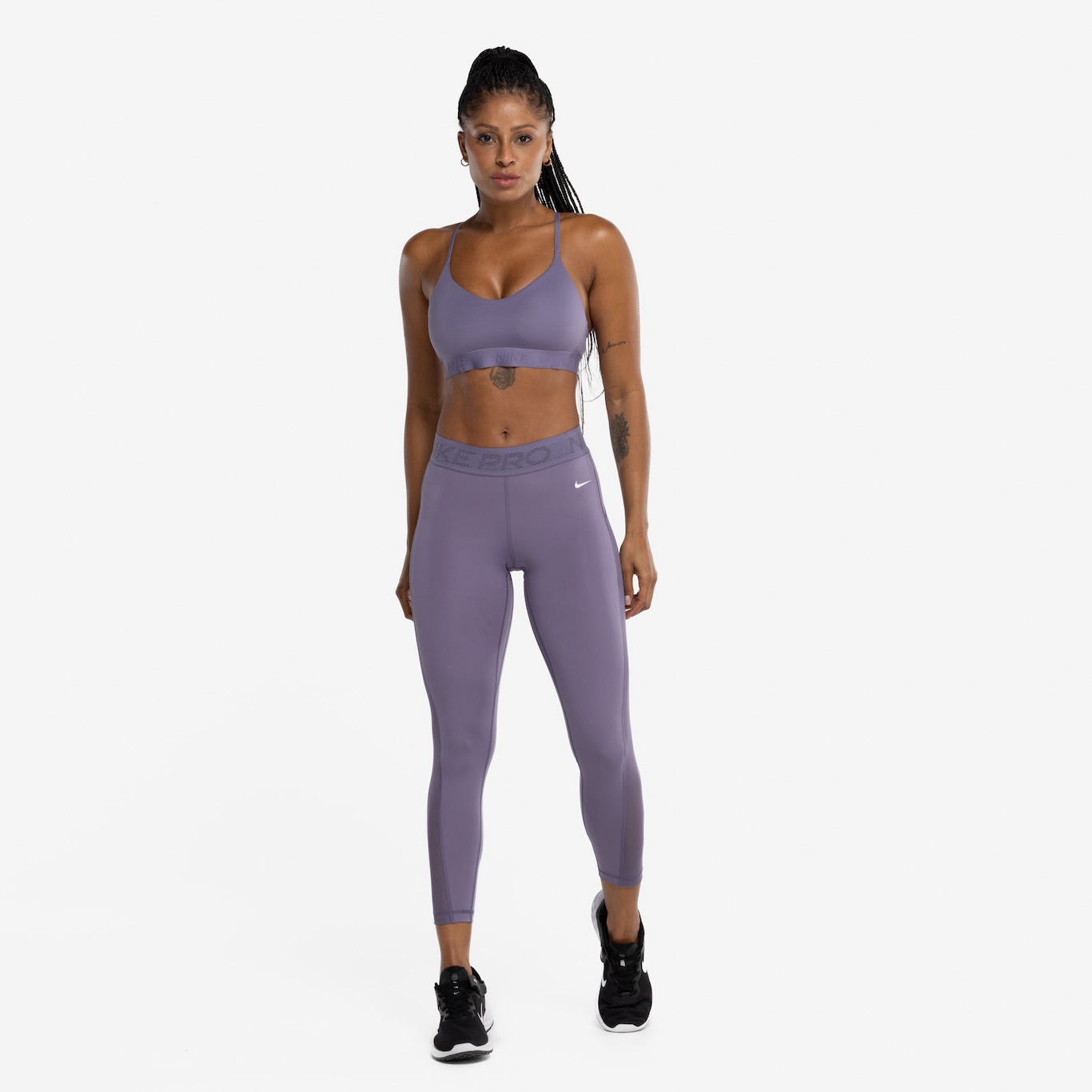 Top Fitness com Bojo Nike Baixa Sustentação Dri-Fit Indy SPT BRA - Foto 4