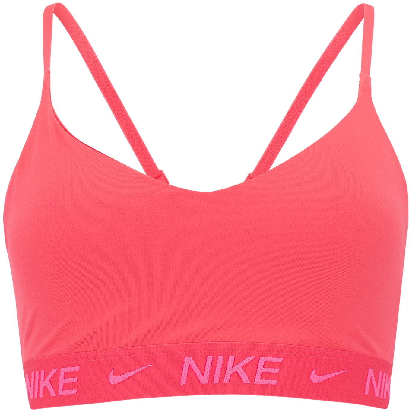 Top Fitness com Bojo Nike Baixa Sustentação Dri-Fit Indy SPT BRA - Foto 1