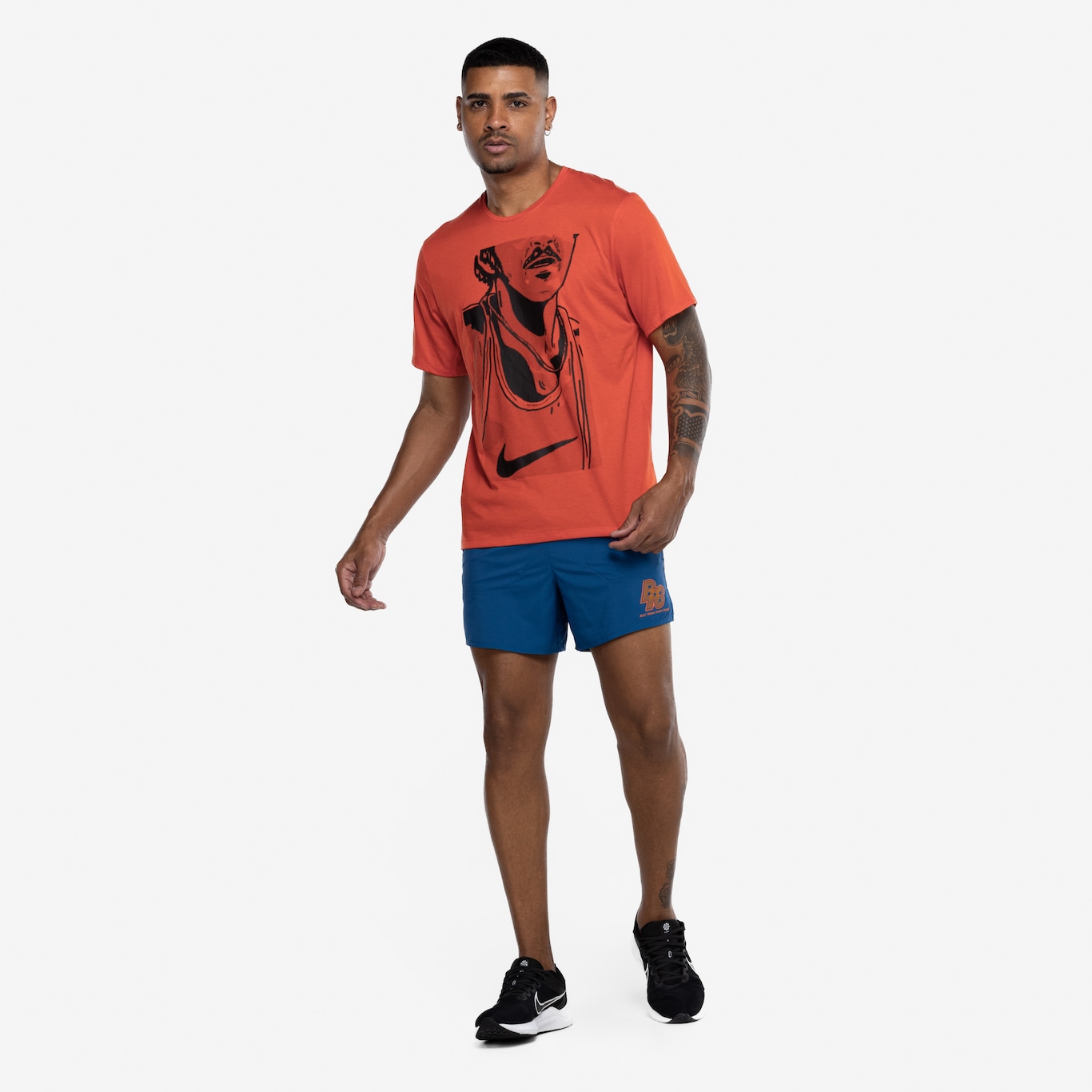 Camiseta Masculina Nike Manga Curta Run Energy Ris - Foto 4