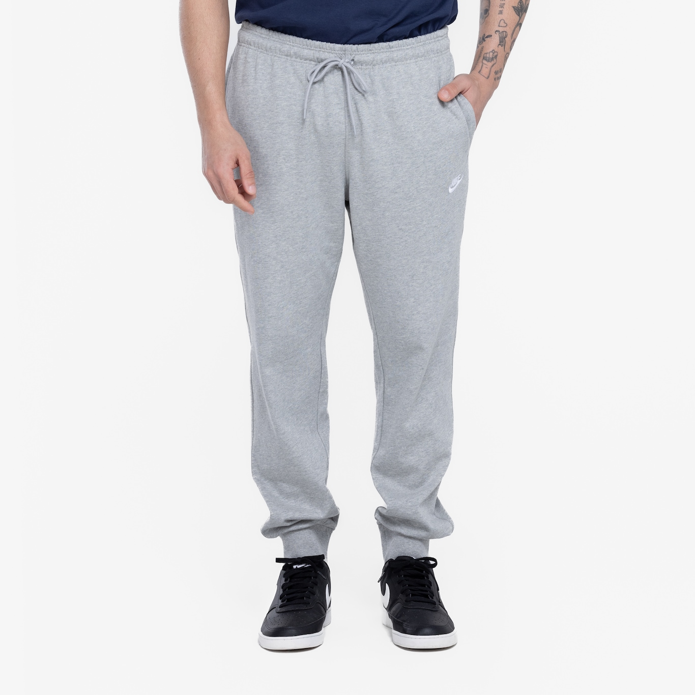 Calça Jogger Masculina Nike Club Knit - Foto 4