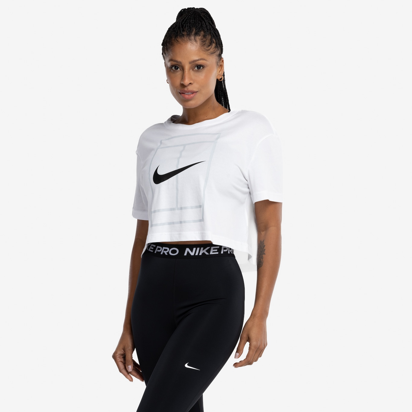 Camiseta Feminina Nike Manga Curta Dri-Fit Heritage SS - Foto 5