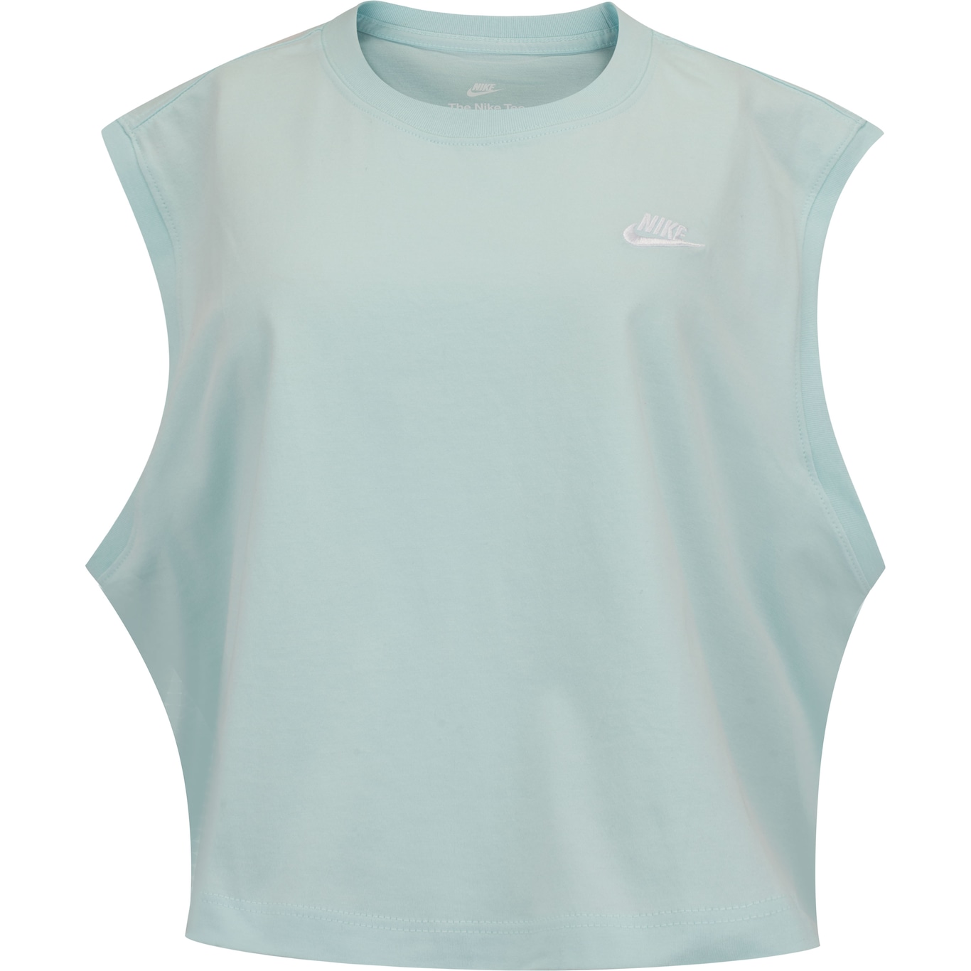 Blusa Cropped Feminina Nike Club SL Tee - Foto 1