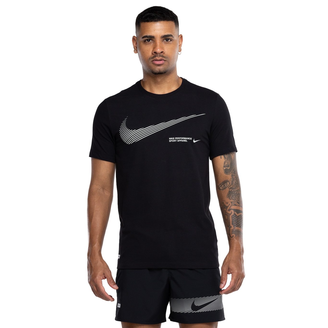 Camiseta Masculina Nike Manga Curta Dri-Fit Tee Flash - Video 1