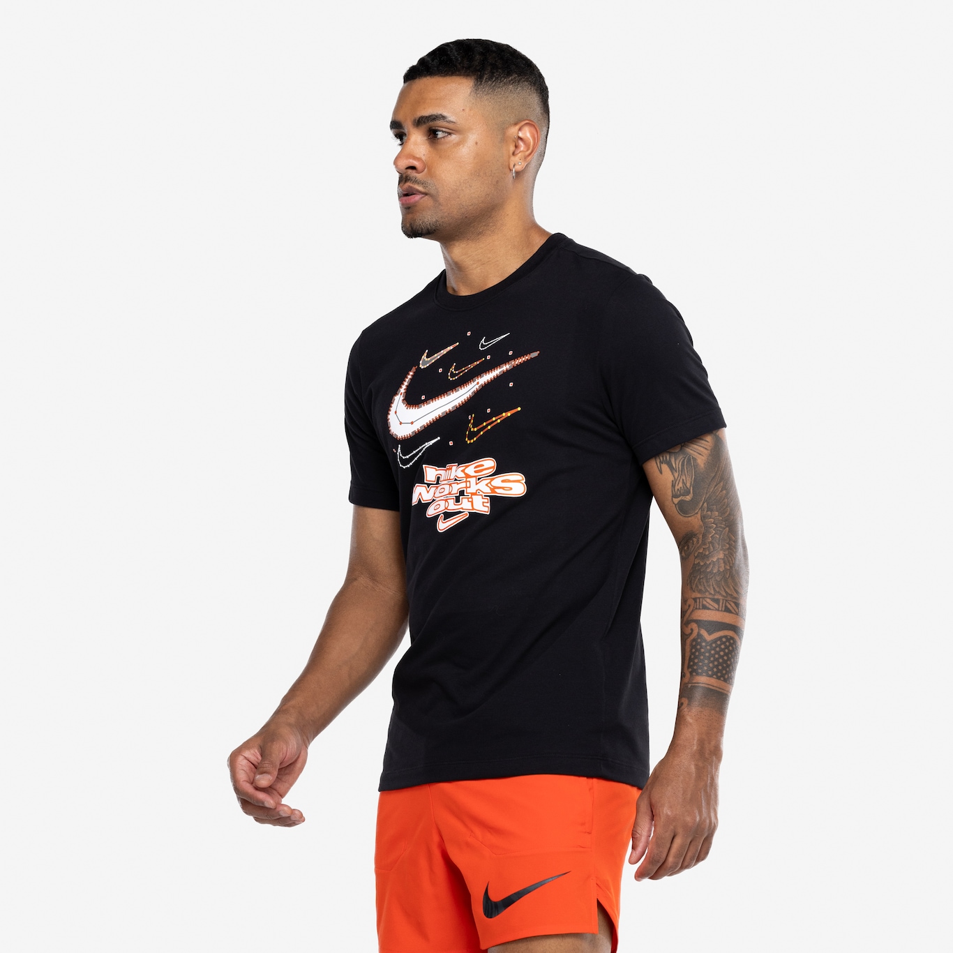 Camiseta Masculina Nike Manga Curta Dri-Fit Tee Iykyk S - Foto 6