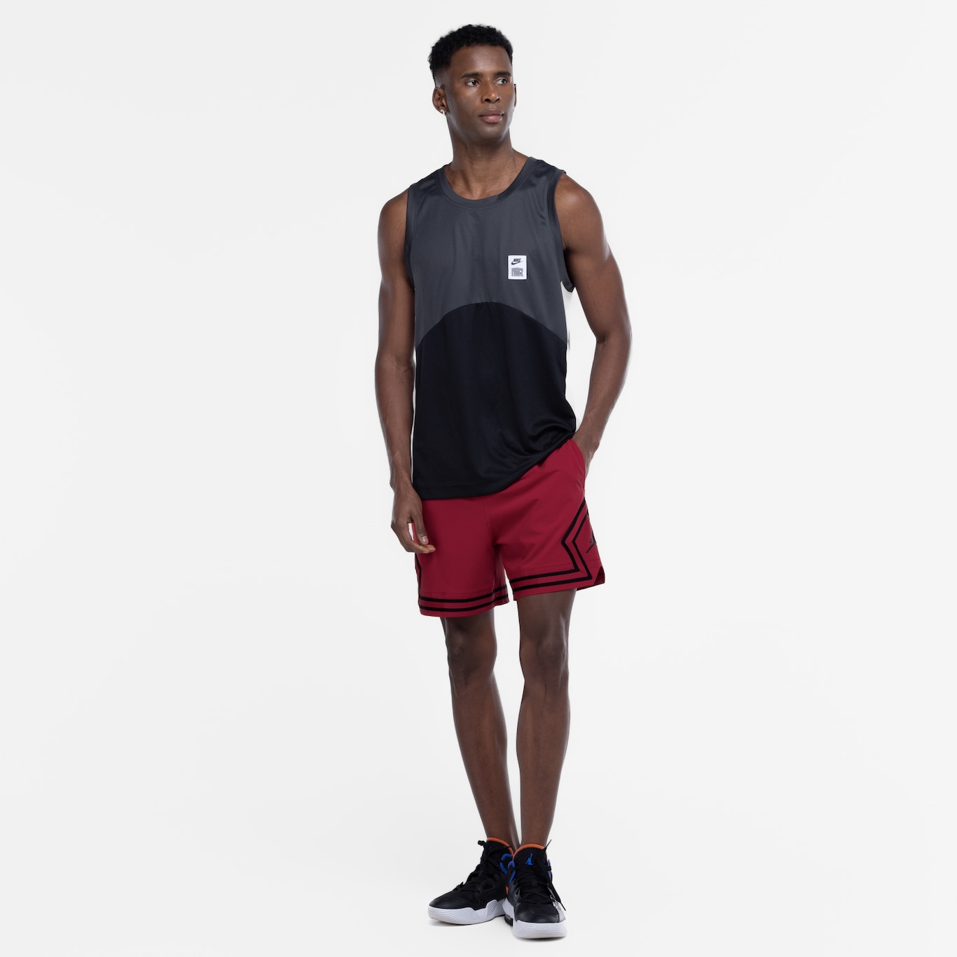 Bermuda Jordan Nike Masculina Dri-Fit Sport Woven Diamond - Foto 5