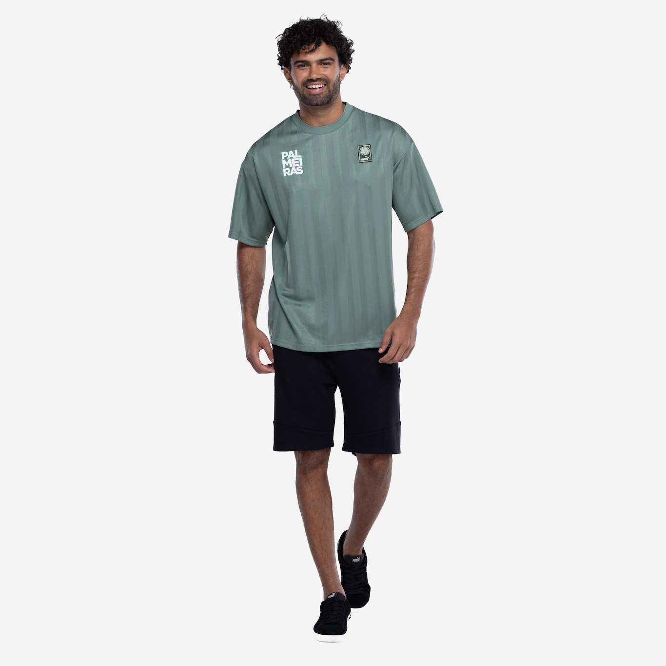 Camiseta do Palmeiras Puma Masculina Manga Curta Ftblngry SS Jersey - Foto 4