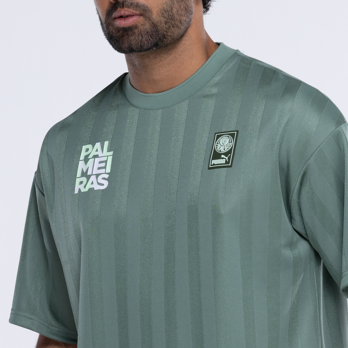 Camiseta do Palmeiras Puma Masculina Manga Curta Ftblngry SS Jersey - Foto 6