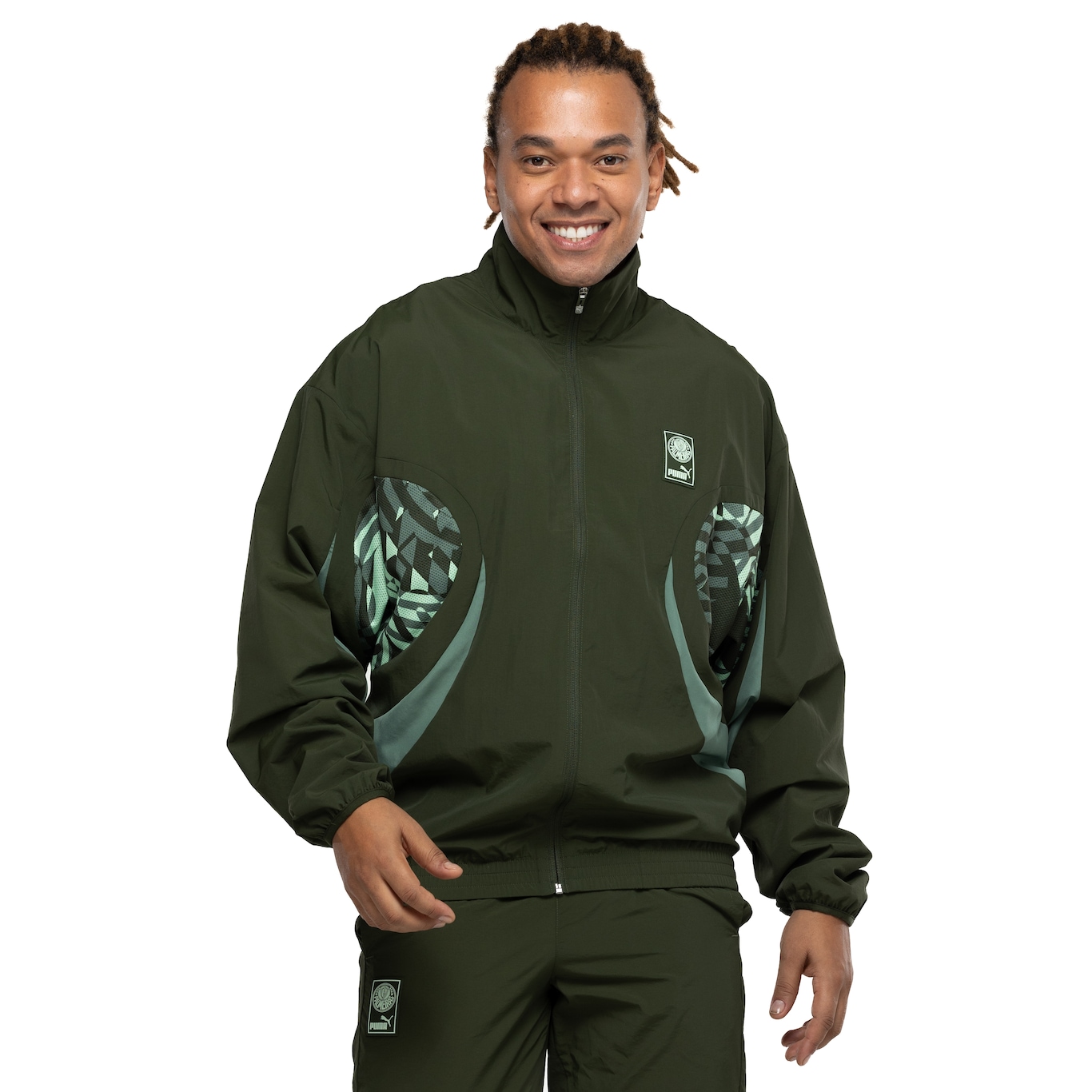 Jaqueta do Palmeiras Puma Masculina Football Energy Woven - Video 1