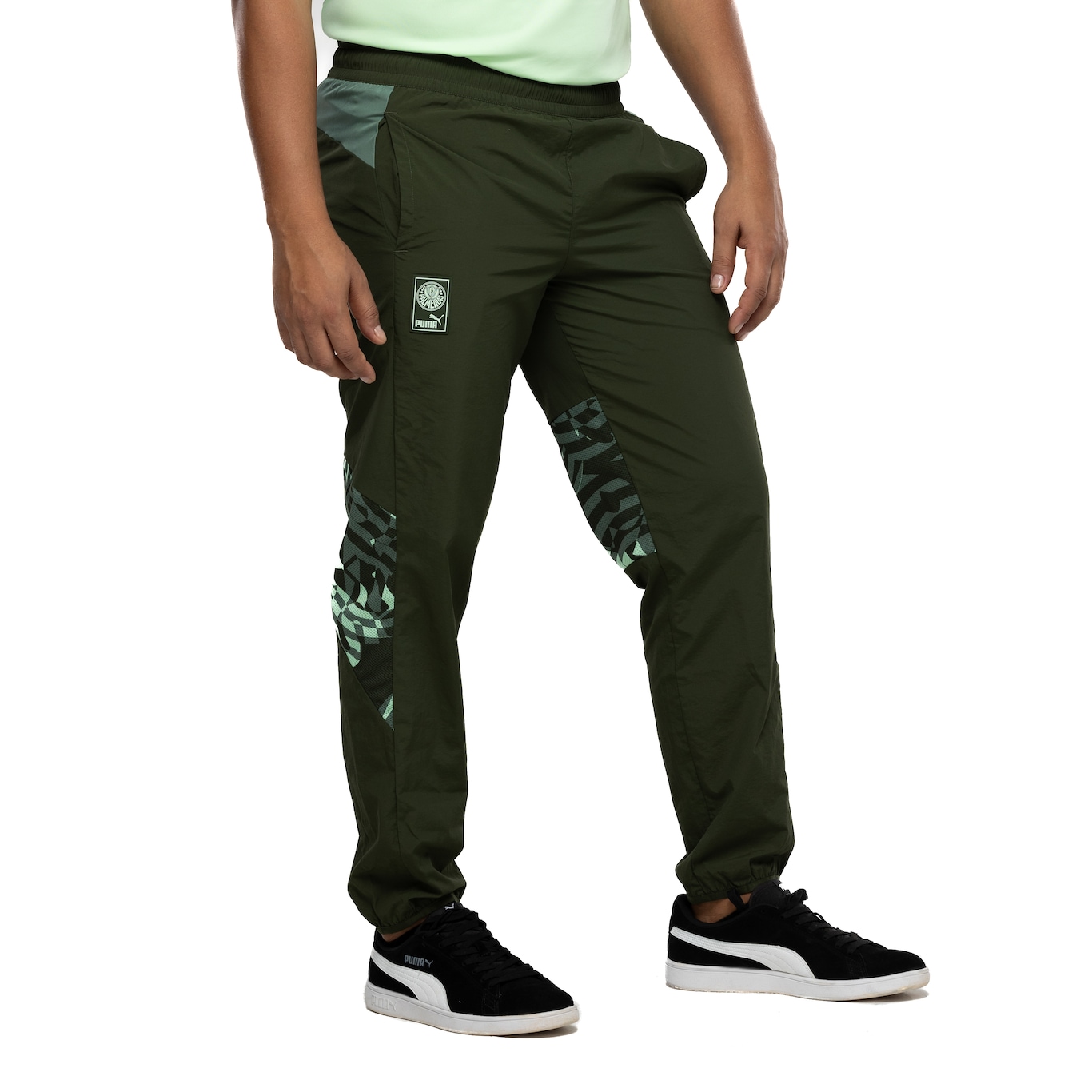 Calça do Palmeiras Puma Masculina Ftbngry Woven Pants - Video 1