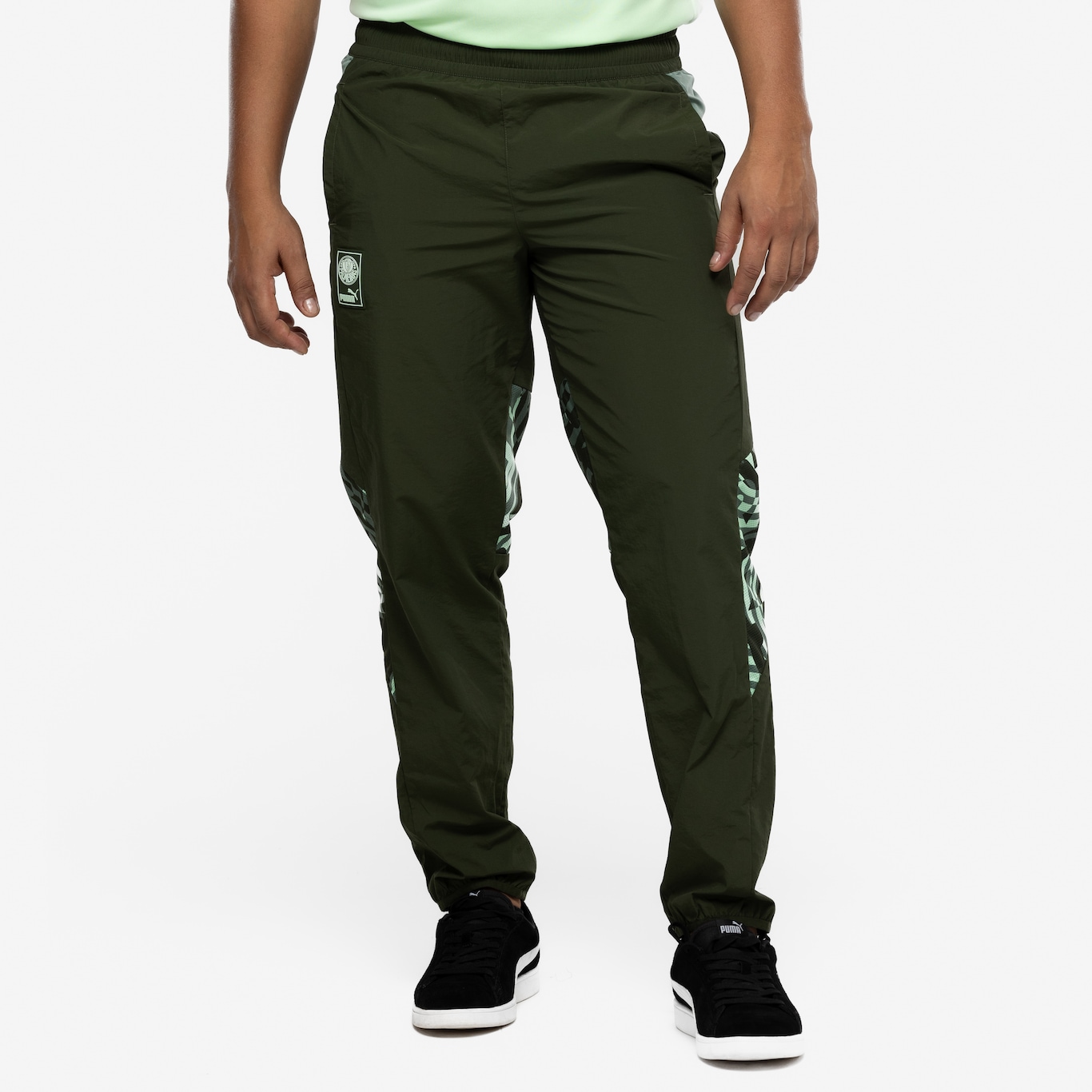 Calça do Palmeiras Puma Masculina Ftbngry Woven Pants - Foto 4