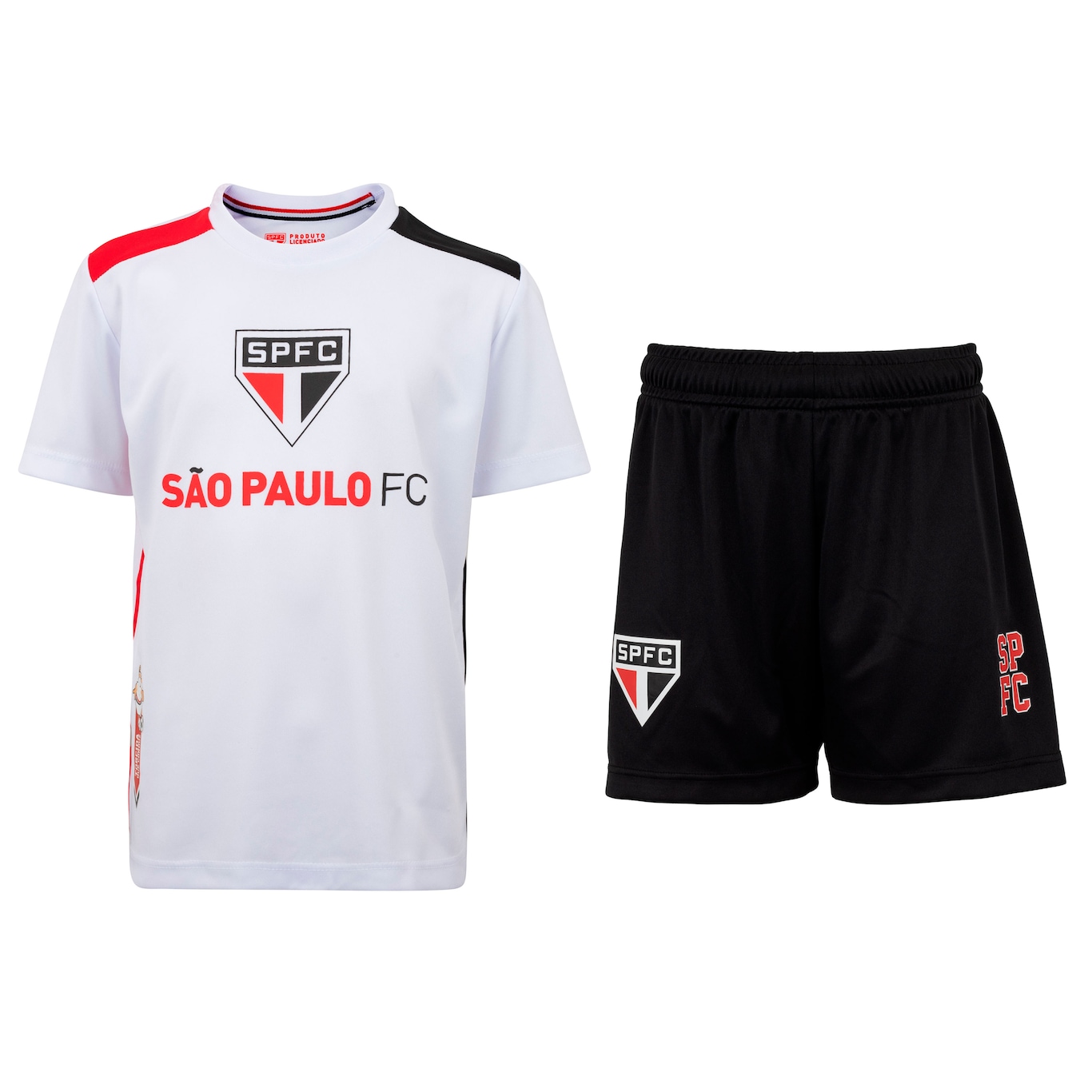 Kit Fardamento do São Paulo Infantil Camiseta + Calção - Foto 1