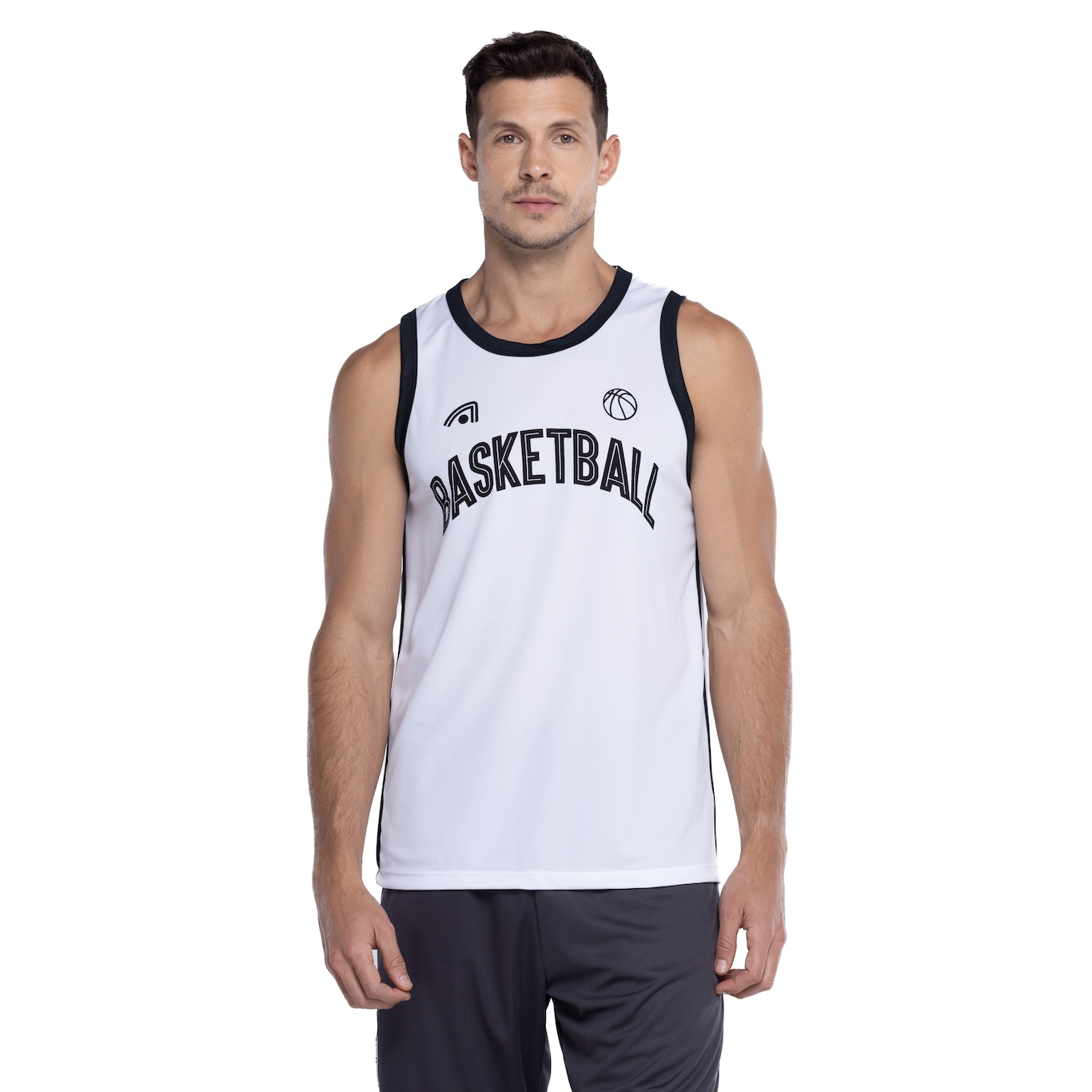 Camiseta Regata Masculina Adams Basquete Dry - Video 1