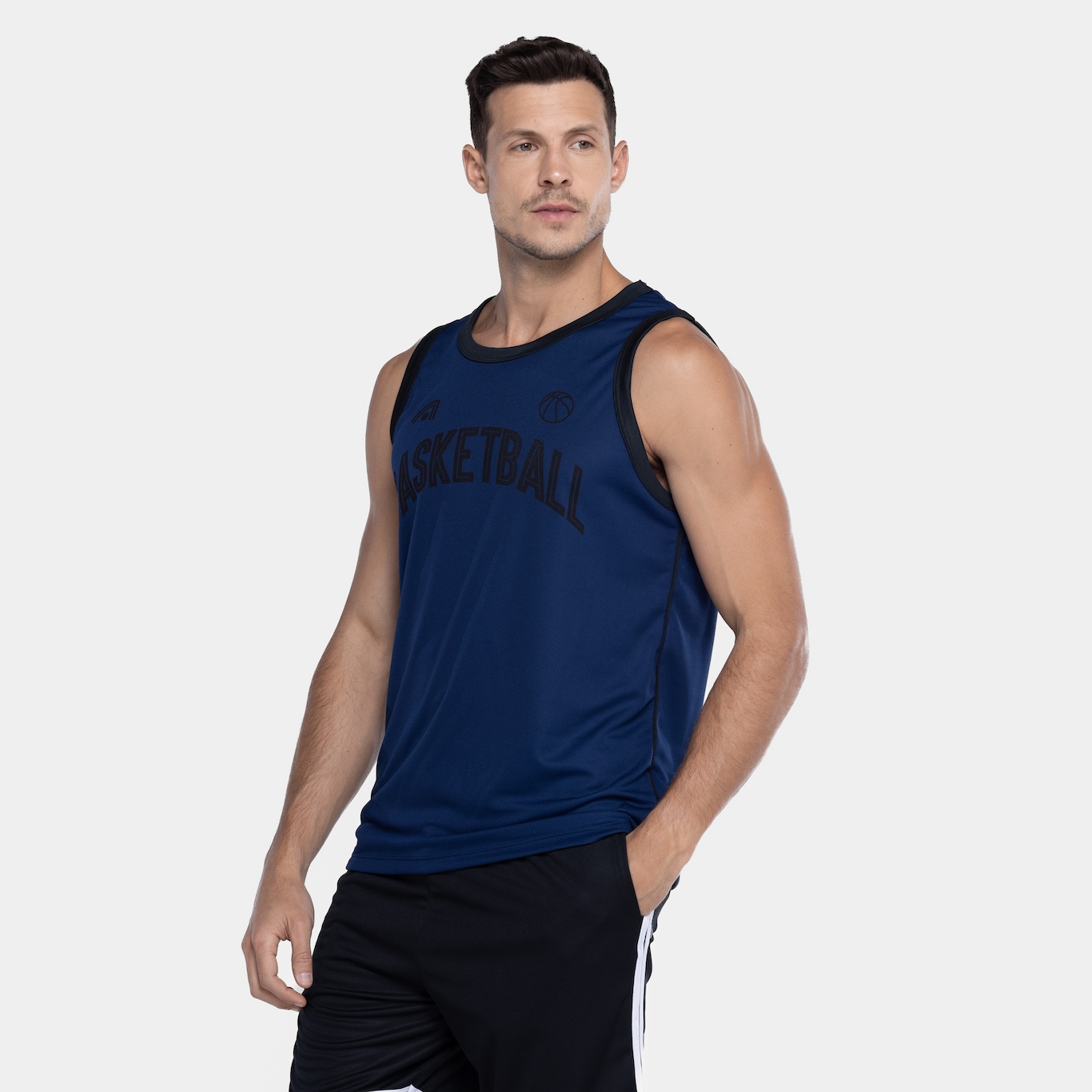 Camiseta Regata Masculina Adams Basquete Dry - Foto 5