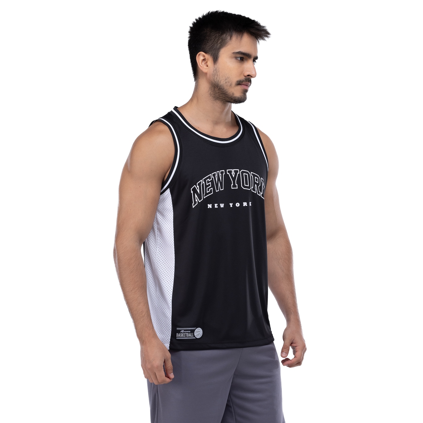 Camiseta Regata Masculina Adams Cities Dry - Video 1