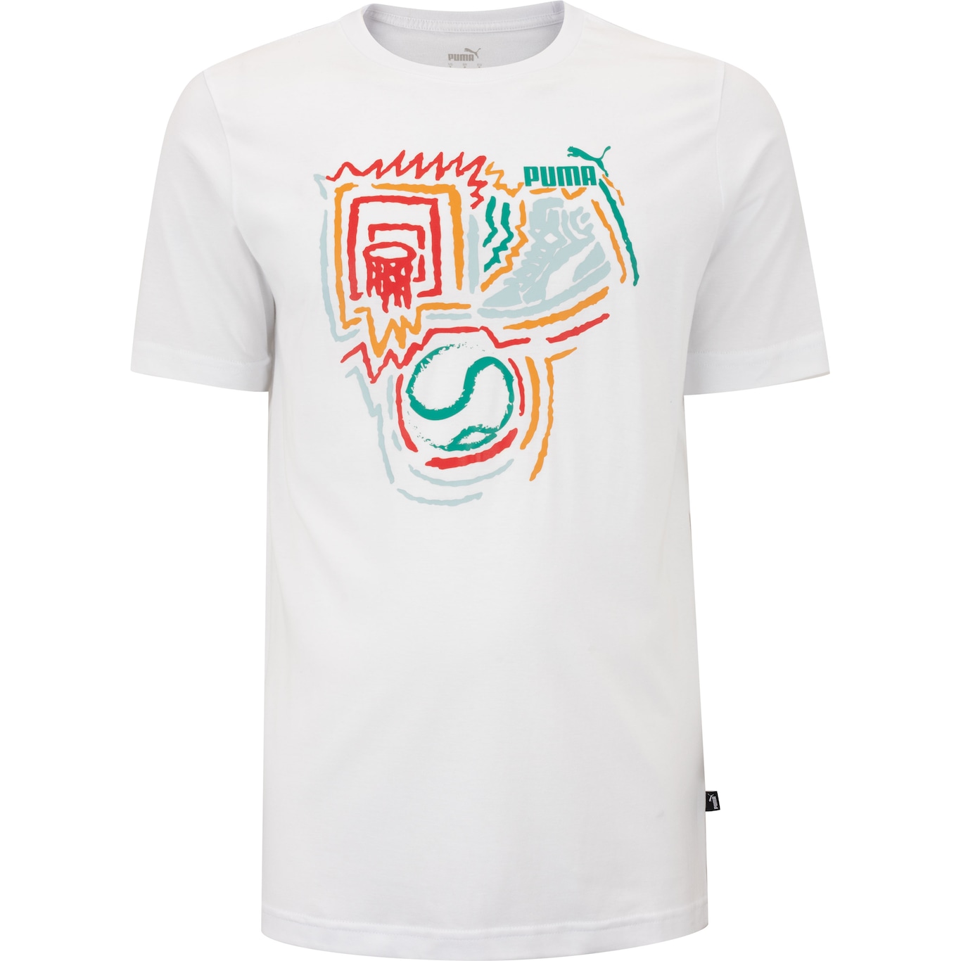 Camiseta Masculina Puma Manga Curta Graphics Year Of Sports - Foto 1