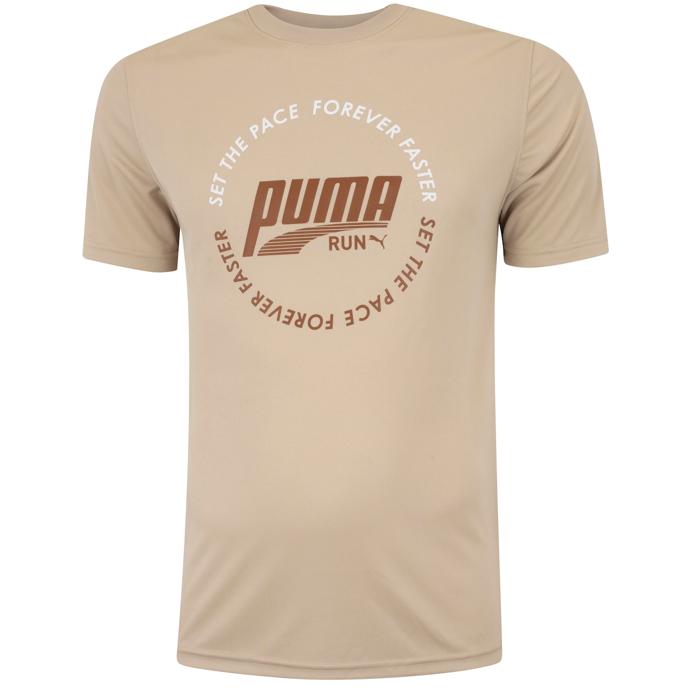 Camiseta Masculina Puma Manga Curta Graphic Run Emblem Tee - Foto 1