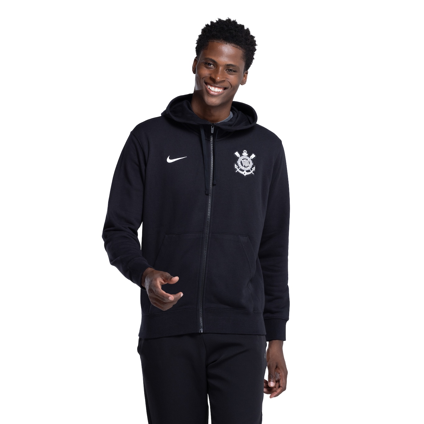 Jaqueta do Corinthians Nike Masculina com Capuz Club Hoodie - Video 1