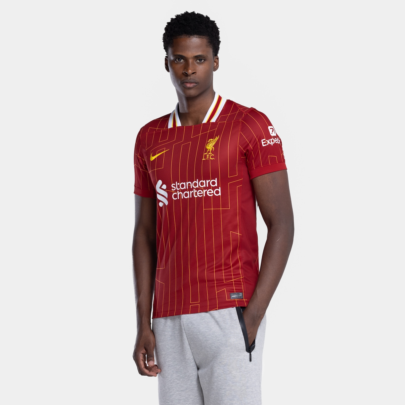 Camisa do Liverpool I 24/25 Nike Masculina Dri-Fit Jsy SS - Foto 5