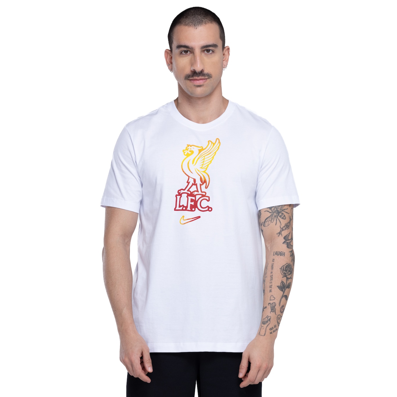 Camiseta do Liverpool Nike Masculina Manga Curta Crest Tee - Video 1