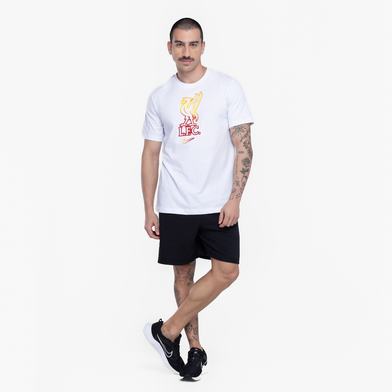 Camiseta do Liverpool Nike Masculina Manga Curta Crest Tee - Foto 4