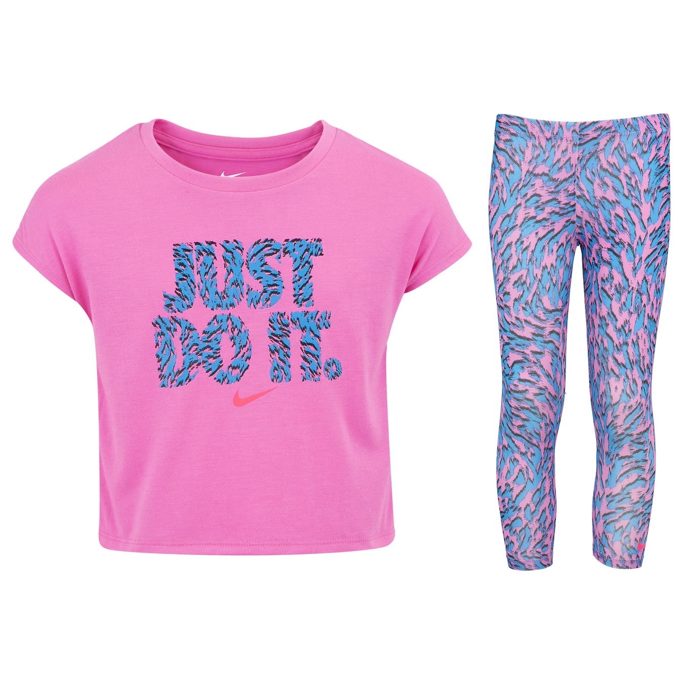 Conjunto Infantil Nike Veneer Set Camiseta + Legging - Foto 1