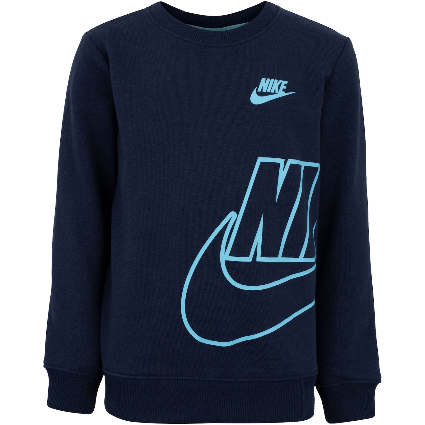 Conjunto de Agasalho Infantil Nike Sportswear FT Icon Crew Set - Foto 2