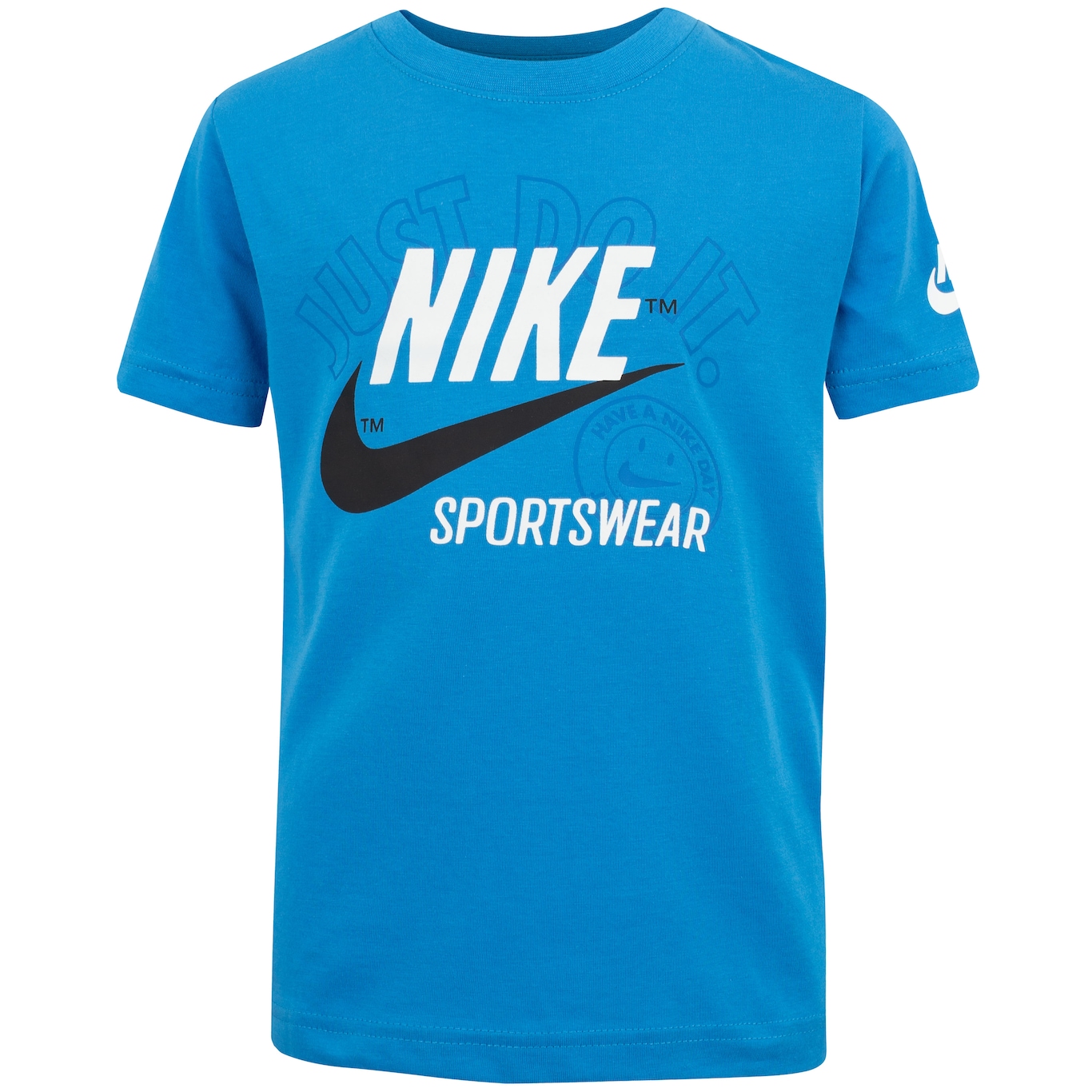 Camiseta Infantil Nike Manga Curta Retrô Sportswear SS - Foto 1