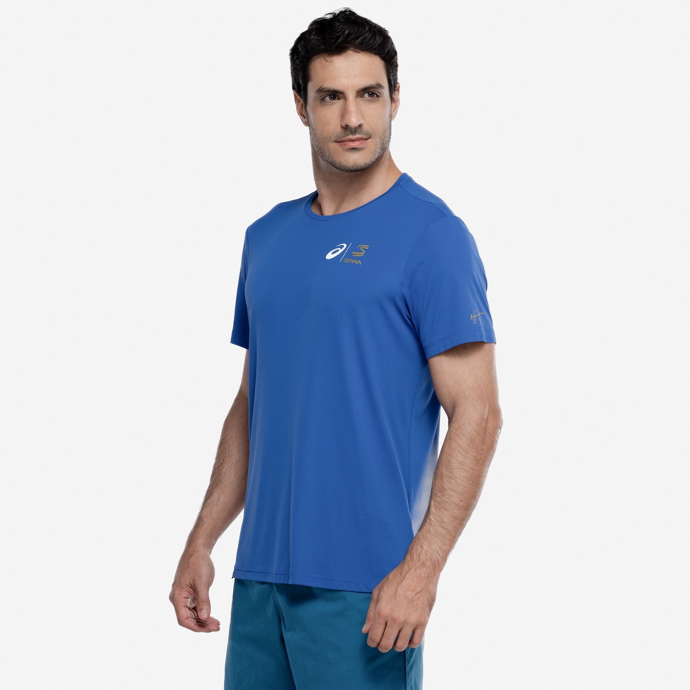 Camiseta Ayrton Senna ASICS Masculina Legacy - Foto 5