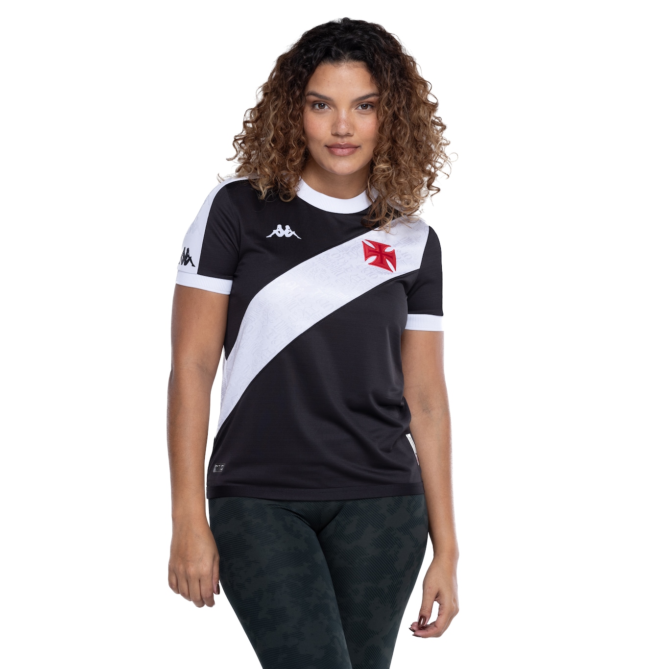 Camisa do Vasco da Gama I 24 Kappa Feminina Torcedora - Video 1