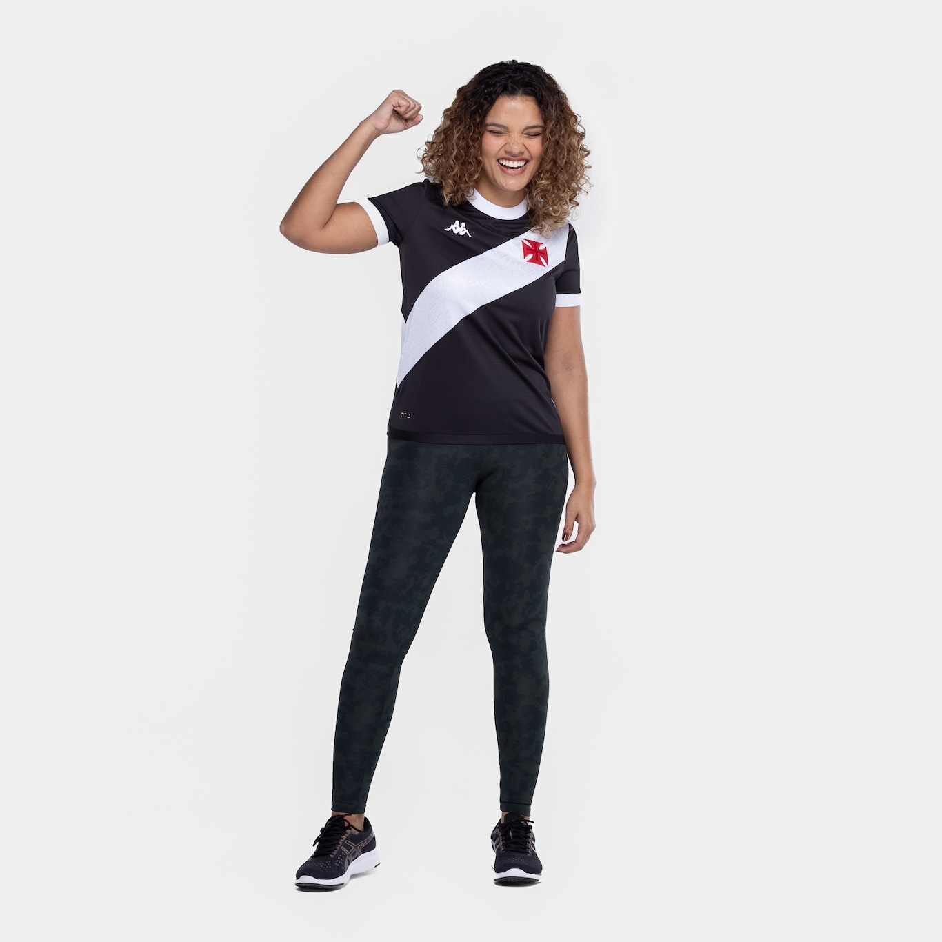 Camisa do Vasco da Gama I 24 Kappa Feminina Torcedora - Foto 4