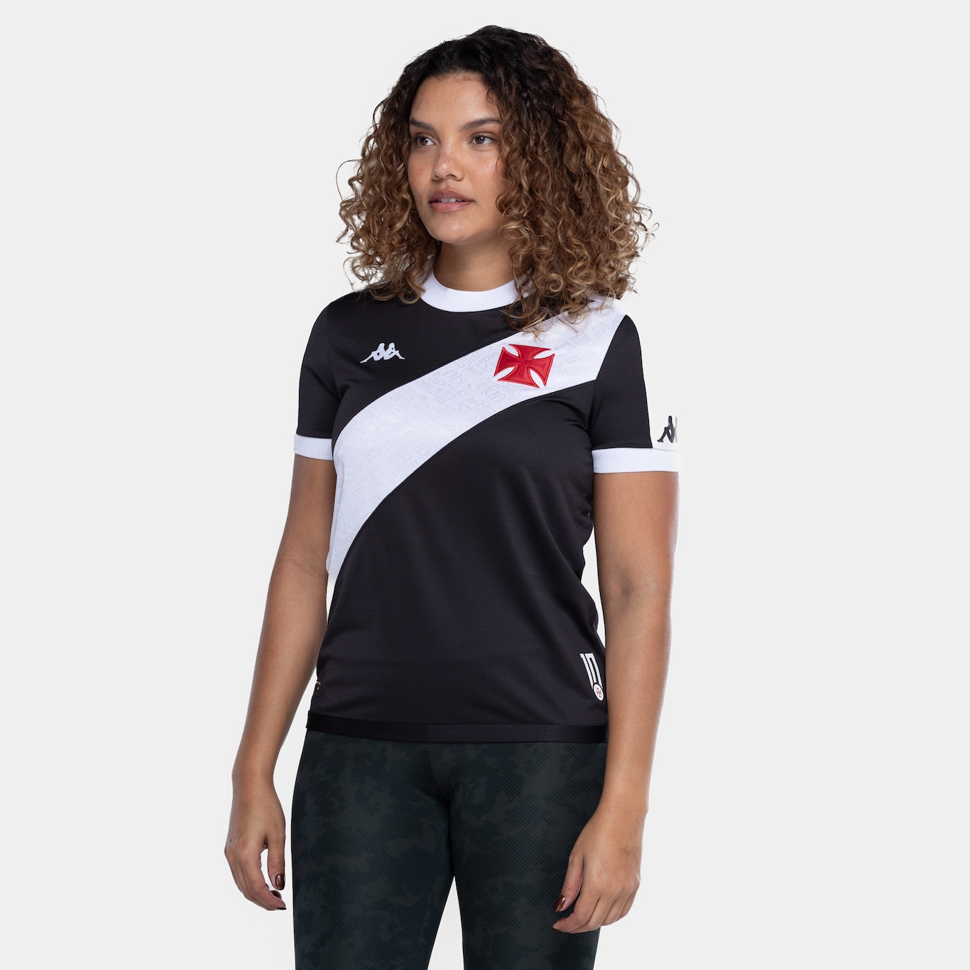 Camisa do Vasco da Gama I 24 Kappa Feminina Torcedora - Foto 5