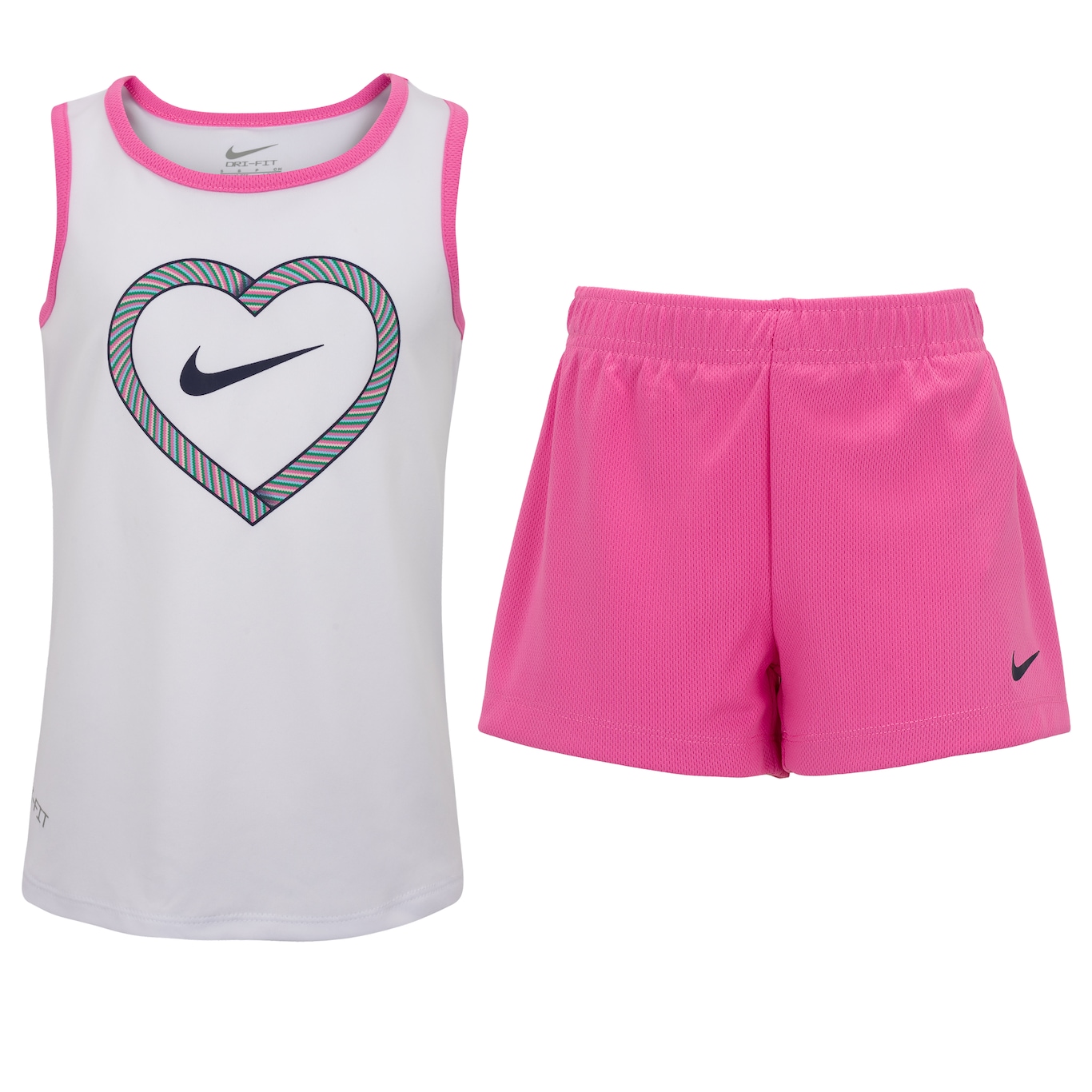 Conjunto Infantil Nike Happy Camper Mesh Regata + Short - Foto 1