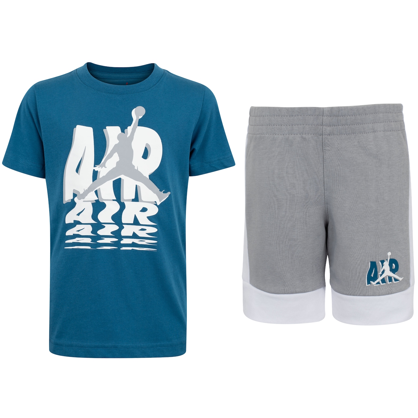 Conjunto Jordan Nike Infantil Camiseta + Bermuda Galaxy FT - Foto 1