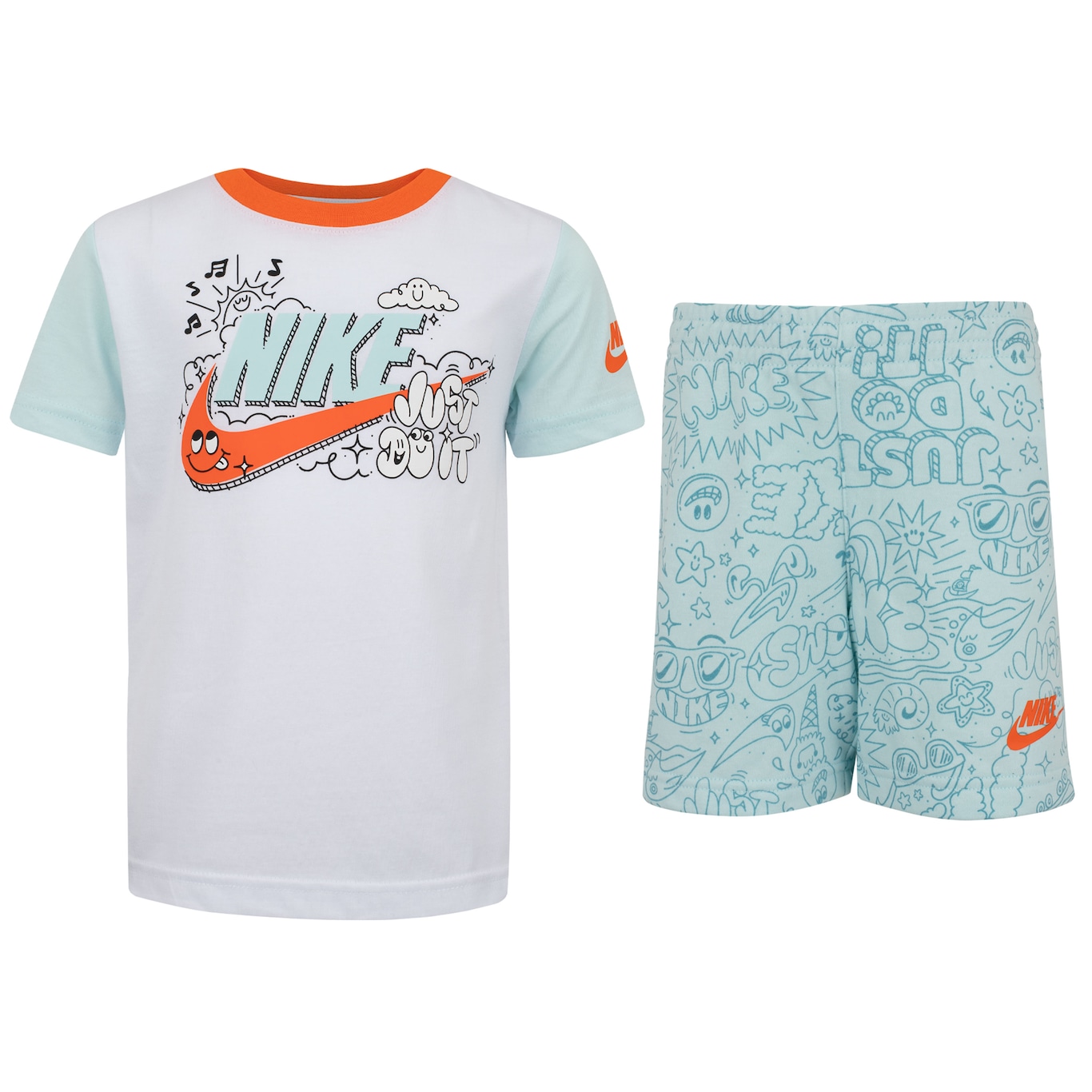 Conjunto Infantil Nike Kids Cyoa Camiseta + Bermuda - Foto 1