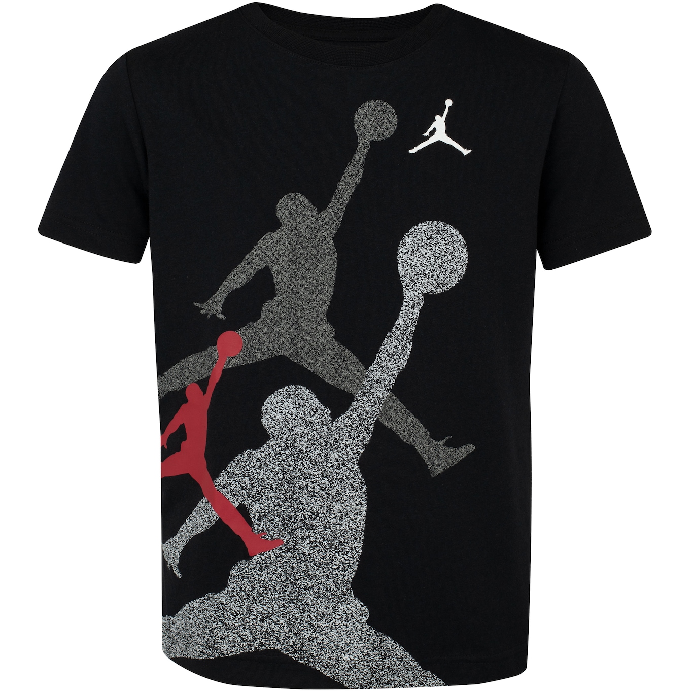 Camiseta Jordan Infantil Nike Manga Curta Gradient Stacked JM - Foto 1