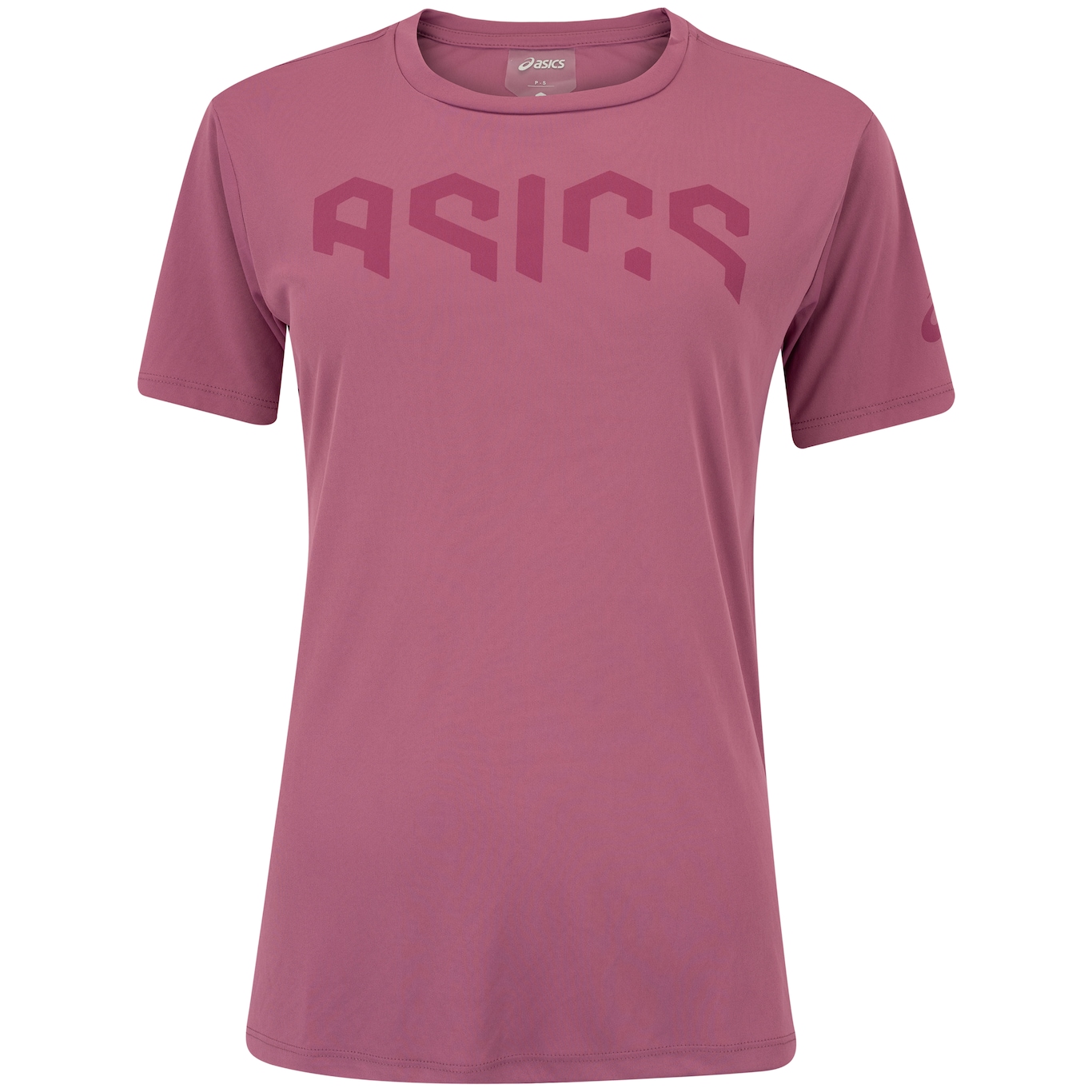 Camiseta Feminina ASICS Manga Curta Logo Treino - Foto 1