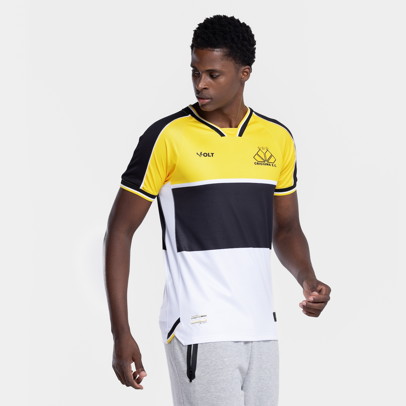 Camisa do Criciúma I 24 Volt Masculina Torcedor - Foto 5